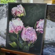 Pioenrozen met Pastel